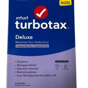 TurboTax Deluxe 2020